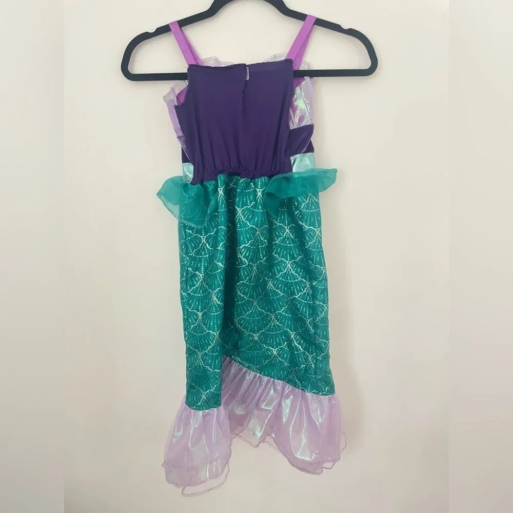 Disney Princess Majestic Collection Ariel Dress Fit Size 4-6x